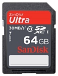 Sandisk Ultra SDXC Class 10 UHS-I 30MB/s 64GB