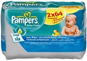 Pampers Baby Fresh сменный блок Duo, 2x64 шт