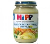 Hipp Картофель с кроликом и фенхелем, 220 г