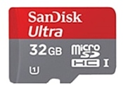 Sandisk Ultra microSDHC Class 10 UHS Class 1 30MB/s 32GB