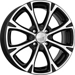 K&K Блюз КС606 6x15/4x114.3 D67.1 ET45 Алмаз черный