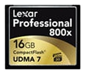 Lexar Professional 800x CompactFlash 16GB