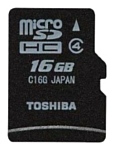 Toshiba SD-C16GJ + SD adapter