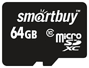 SmartBuy microSDXC Class 10 64GB + SD adapter