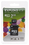 EXPLOYD microSD 2GB + SD adapter