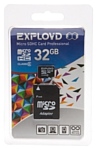 EXPLOYD microSDHC Class 6 32GB + SD adapter