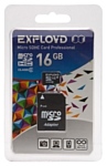 EXPLOYD microSDHC Class 6 16GB + SD adapter