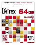 Mirex microSDXC Class 10 UHS-I U1 64GB + SD adapter