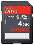 Sandisk Ultra SDHC Class 6 UHS-I 30MB/s 4GB