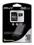 PNY Optima microSDHC Class 4 32GB + SD adapter