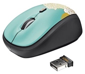 Trust Yvi Wireless Mouse flower black USB