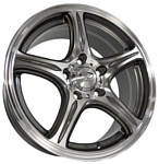 Sakura Wheels 3157 7x16/5x114.3 D73.1 ET38 Серый с полировкой