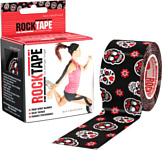 RockTape Design 5 см x 5 м (черный с черепами и цветами)