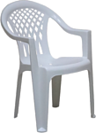 ComfortProm садовое из ударопрочного пластика kr60bell (белый)