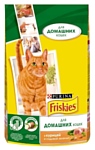 Friskies Для домашних кошек с курицей и садовой зеленью (1.5 кг)