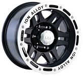 ION 133 10x16/6x139.7 D108 ET-38 Black Machined Lip