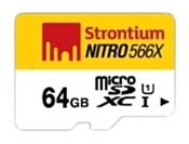 Strontium NITRO microSDXC Class 10 UHS-I U1 566X 64GB
