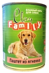 CLAN Family Паштет из ягнёнка для собак (0.340 кг) 12 шт.