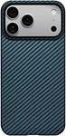 Pitaka Ultra-Slim для iPhone 17 Pro Max (1500D Black/Blue Twill)