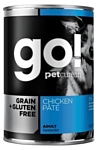 GO! (0.4 кг) 1 шт. Grain + Gluten Free Chicken Pate canned