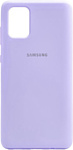 EXPERTS Soft-Touch для Samsung Galaxy M31 с LOGO (сиреневый)