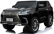 RiverToys Lexus LX570 Y555YY (черный глянец)