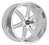 LORENZO WL198 11x22/5x130 D71.5 ET50 Silver Machined with Ss Lip
