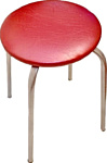 Фабрика стульев Эконом (бордовый/серебристый)