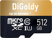 DiGoldy Extreme Pro microSDXC 512GB DG512GCSDXC10UHS-1-ElU3 W