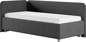 Сонум Capri L 90x200 (микровелюр серый)