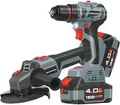 Profipower E0220 (шуруповерт, болгарка, 2 АКБ, кейс)