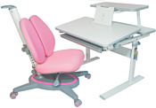 Растущая мебель Study Desk-Smart DUO (розовый)