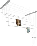 Лиана потолочная, пластик белый, 1.2 м