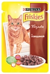 Friskies Для взрослых кошек с говядиной в подливе (0.1 кг) 20 шт.