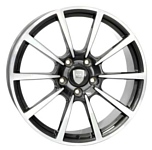 WSP Italy W1055 11x20/5x130 D71.6 ET56 Anthracite Polished