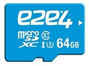e2e4 Ultimate microSDXC Class 10 UHS-I U3 90 MB/s 64GB + SD adapter