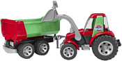Bruder Roadmax Tractor with Front Loader/Rear Tipper 20116