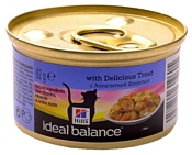 Hill's Ideal Balance Feline with Delicious Trout canned (0.082 кг) 3 шт.