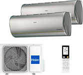 Haier AS25S2SJ2FA-S x 2 / 2U40S2SM1FA