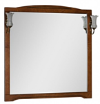 Aquanet Зеркало Луис 110 (темный орех) (173212+173024)