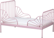Ikea Миннен 200x80 (светло-розовый, раздвижная) 394.188.13