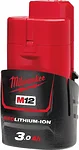 Milwaukee M12B3 (12В/3 Ah)