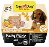 GimDog (0.1 кг) 1 шт. Little Darling Fruity Menu паштет из индейки с абрикосом