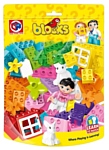 Kids home toys Blocks 188В-29 Зайчик на клумбе