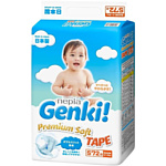 GENKI! Premium Soft S 2 Mini (4-8 кг) 72 шт