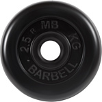MB Barbell Стандарт 31 мм (1x2.5 кг, черный)