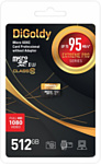 DiGoldy Extreme Pro microSDXC 512GB DG512GCSDXC10UHS-1-ELU3 (без адаптера)