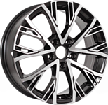 X'trike RST R207 6.5x17/5x108 D60.1 ET33 BK/FP