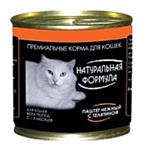 Натуральная Формула (0.25 кг) 15 шт. Консервы для кошек с Телятиной