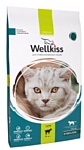 Wellkiss (8 кг) Ягненок для стерилизованных кошек пакет